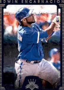 2016 Diamond Kings Blue Frame Edwin Encarnacion #d /99 Parallel Blue Jays #67 - Picture 1 of 2