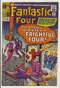 Fantastic Four #36 Marvel Comics 1964 Intro/1. App Madame Medusa Frightful Four - Bild 1 von 2