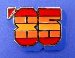 Hallmark PIN Graduation Vintage CLASS of 1985 High School College Hat Brooch - Picture 1 of 2