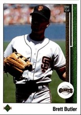 1989 Upper Deck Brett Butler San Francisco Giants #218