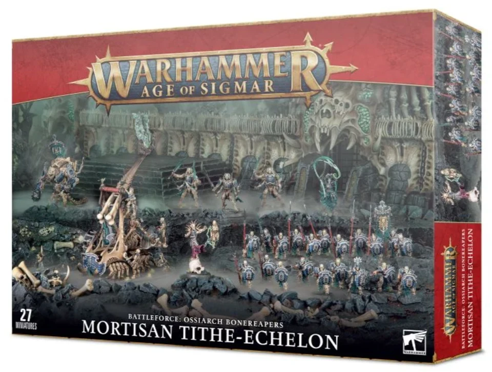 Warhammer Sigmar Battleforce Ossiarch Bonereapers Mortisan Diezmo-escalón Undead Foto 1 de 1
