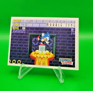 Sonic the Hedgehog - MARBLE ZONE - #4 - 1993 Topps - SEGA - Picture 1 of 2