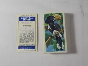 Brooke Bond Tea Cards Tropical Birds 1961 Complete Set 50 - Picture 1 of 1