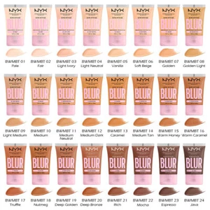 NYX PROFESSIONAL MAKEUP Bare With Me BLUR Foundation -30ml Sealed - CHOOSE SHADE - Picture 1 of 15