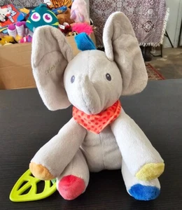 GUND Flappy Activity Toy Lovey The Elephant Stuffed Animal Plush Baby - Picture 1 of 7