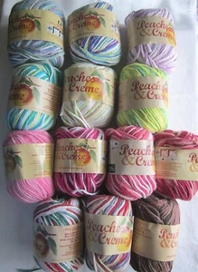Peaches & Creme 100% Cotton Yarn Plain/Ombre ~ YOU CHOOSE THE COLOR - Picture 1 of 145