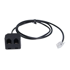Telefon Training Adapter Y Splitter do zestawu słuchawkowego RJ9 lub słuchawki Telefon... - Zdjęcie 1 z 11