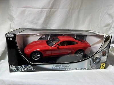 Hotwheels Ferrari 612 Scaglietti Pininfarina 2004 Rosso 1:18 - Immagine 1 di 4