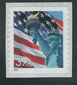 Scott# 3980...39 Cent...Flag + Statue of Liberty...3 Stamps - Picture 1 of 1