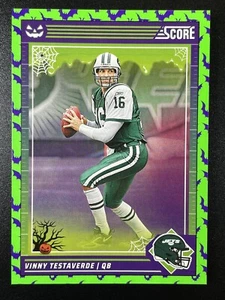 2024 Panini Score-A-Treat Green Bats #225 Vinny Testaverde New York Jets - Picture 1 of 2