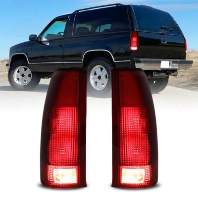 Luces traseras de humo para 88-98 Chevy GMC C/K 1500 2500 3500 luces traseras de freno par Foto 1 de 4