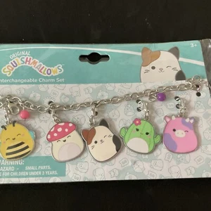 Squishmallow Interchangeable Charm Set Bracelet Sealed NEW - Picture 1 of 1