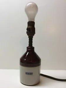 Lámpara de jarra de whisky mercurio de colección - Imagen 1 de 11