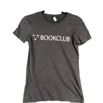 NEXT LEVEL APPAREL "BOOKCLUB" Mujer Camiseta Talla PEQUEÑA (4-6) Tejido Negro Foto 1 de 4