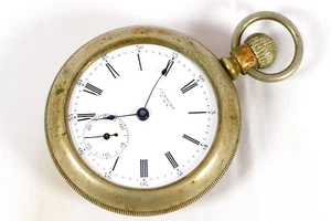 Century Pocket Watch Seth Thomas Model 12 Watch 18S 7 Jewels - Picture 1 of 9
