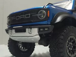 RC Aluminum "Rap Type" Front bumper & Skid Plate For TRX4 Ford Bronco - Picture 1 of 25