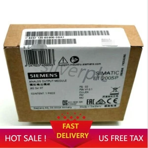 New Siemens 6ES7134-6GB00-0BA1 6ES7 134-6GB00-0BA1 ET 200SP Analog input module - Picture 1 of 2