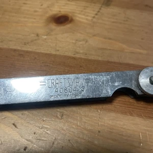 Craftsman Tools Folding Gauge Thickness Feeler 40804 USA - Picture 1 of 6