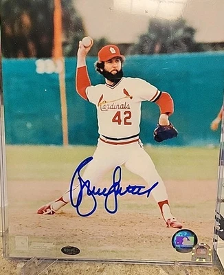 St. Louis Cardinals Bruce Sutter SIGNED 8x10 autographed PHOTO w/HOF MLB COA  - Image 1 of 2