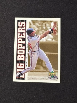 1998 Upper Deck Retro Andruw Jones Big Boppers /500 - Image 1 of 2