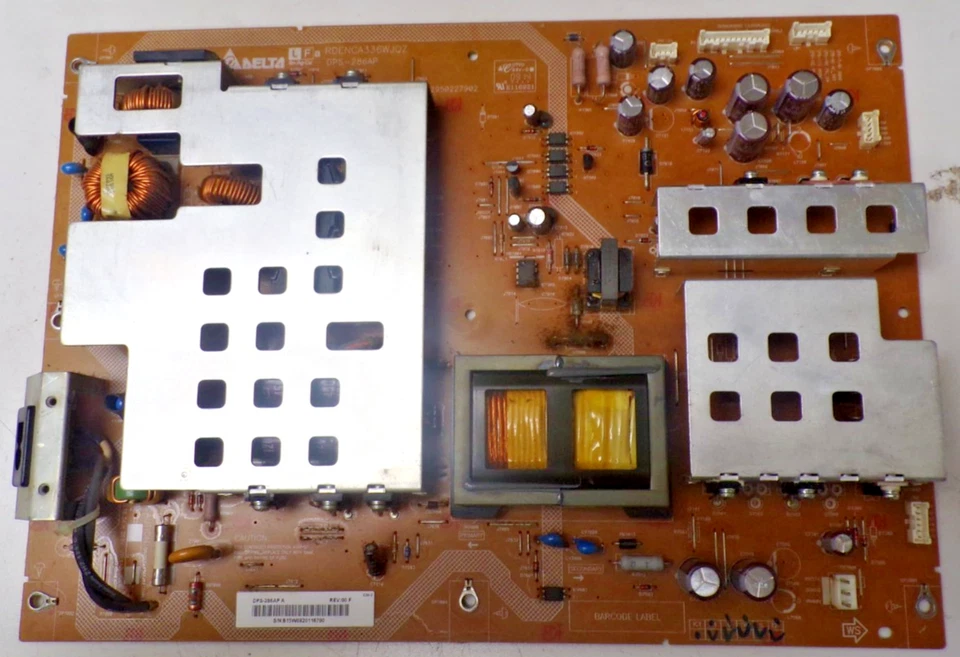 46" SHARP LED TV LC-46BD80U POWER SUPPLY UNIT RDENCA336WJQZ - Image 1 of 1