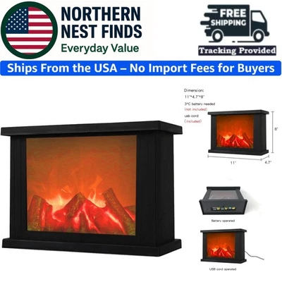 Stylish Black LED Lantern - Battery & USB Operated for Indoor/Outdoor Spaces - Image 1 of 4