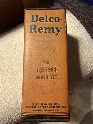 10 NOS Delco Remy 1857963 Generator 3 Brush Sets 34-39 Chevy Buick Olds Cadilla - Image 1 of 4