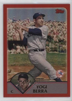 2023 Topps Archives 2003 Topps Red Hot Foil /50 Yogi Berra #299 HOF - Image 1 of 2