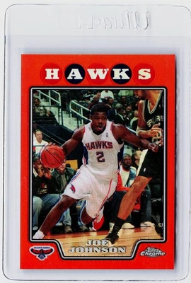2008-09 Topps cromo naranja refractor #2 - Joe Johnson #ed 328/499 Foto 1 de 2