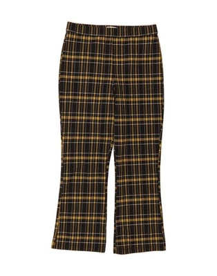 HOLLISTER Womens Bootcut Casual Trousers Large W32 L27 Black Check LH05 - Image 1 of 3