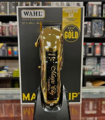 Wahl'Professional 5 stelle clip magica senza fili in oro tagliacapelli professionale 8148-700 - Immagine 1 di 4