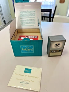 WDCC Mickey Mouse Club, Newsreel Opening Title,NIB with COA, Signed - Picture 1 of 9