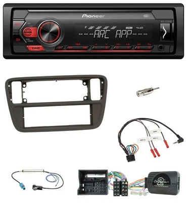Pioneer DAB 1DIN MP3 Lenkrad USB Autoradio für Seat Mii Skoda CitiGo 11-16 52-Pi - Bild 1 von 4