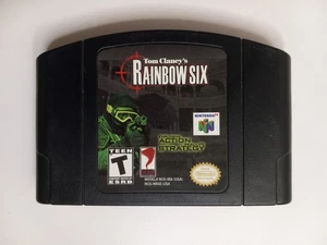 Tom Clancy's Rainbow Six (Nintendo 64, N64 - 1999) Authentic Cartridge Only - Picture 1 of 2