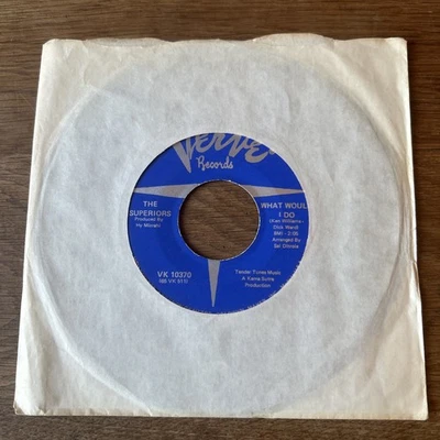 Northern  Soul The Superiors ‎– What Would I Do Verve Records ‎– VK-10370 - Изображение 1 из 2