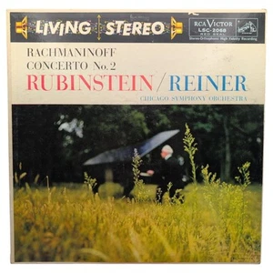 Rubinstein Rachmaninoff/Liszt Vinyl LP RCA Victor LSC-2068 Living Stereo EX - Picture 1 of 7