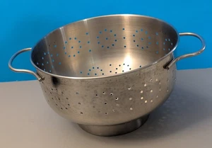 Vintage Revere Ware 10" Colander - Stainless Steel Pedestal Yh95 Footed Handles - Picture 1 of 10
