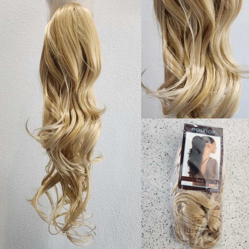 Foxy by Jon Renau Clip On Cola de Caballo Garra Clip Cordón 24BT102 Rubio Foto 1 de 4