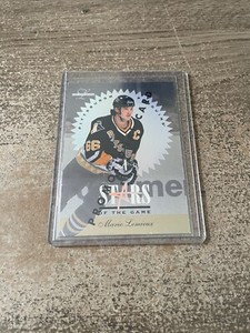 Mario Lemieux 1995-96 Leaf Limited Stars Of The Game /5000 Promo  #1