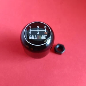 SCHWARZ ALUMINIUM SPORT 5gang SCHALTKNAUF für LANCER EVO MIRAGE GALANT RALLIART - Bild 1 von 6