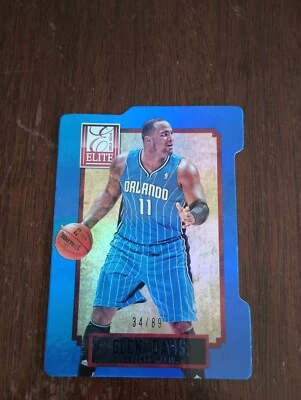 2013-14 Elite Blue Die Cut #80 Glen 'Big Baby' Davis (MINT) #34/89 - Image 1 of 2