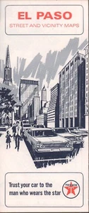 1967 Texaco Road Map: El Paso NOS - Picture 1 of 1