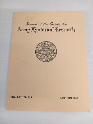 Journal of the Society for Army Historical Research - Winter 1980 - Vol  No 235 - Image 1 of 4