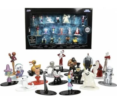 Tim Burton's The Nightmare Before Christmas 18pc Set Diecast Figurines Nano Jada - Image 1 of 3