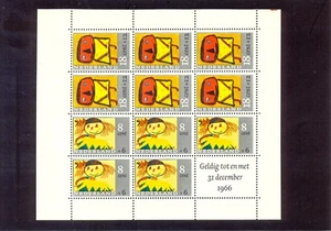 HOLANDA BLOQUE COMPLETO YT 1965 HOJA Nº 3 - Imagen 1 de 1