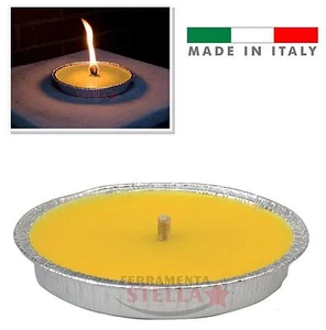 PEZZI 10 CANDELA CITRONELLA INSETTICIDA ANTIZANZARE ALLUMINIO 17 CM ZANZARE - Foto 1 di 2