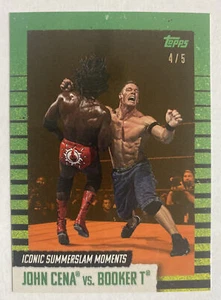 2021 Topps On Demand WWE - Summer Of Cena JOHN CENA vs Booker T Orange 4/5 SSP - Picture 1 of 2