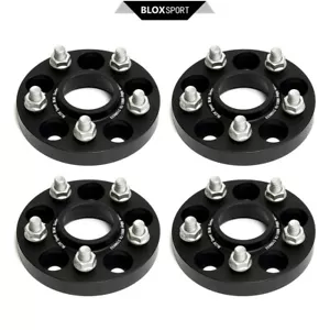 4) 2pcs 15mm + 2pcs 20mm 5x108 CB63.3 Wheel Spacer For Jaguar F Type R AWD 2016+ - Picture 1 of 9