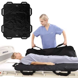 Bed Positioning Pad with Reinforced Handles 48" x 40" Lifting Turning Patient... - Picture 1 of 7