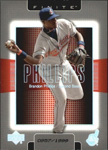 2003 Upper Deck Finite Baseball Card #35 Brandon Phillips/1999